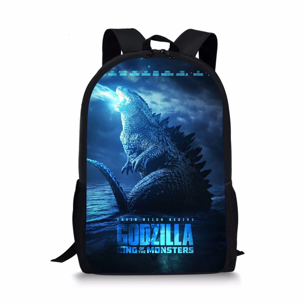 Godzilla Design Boys School Bags Multifunctional Children's Backpack High Quality Students Satchel Birthday Gift Free Shipping