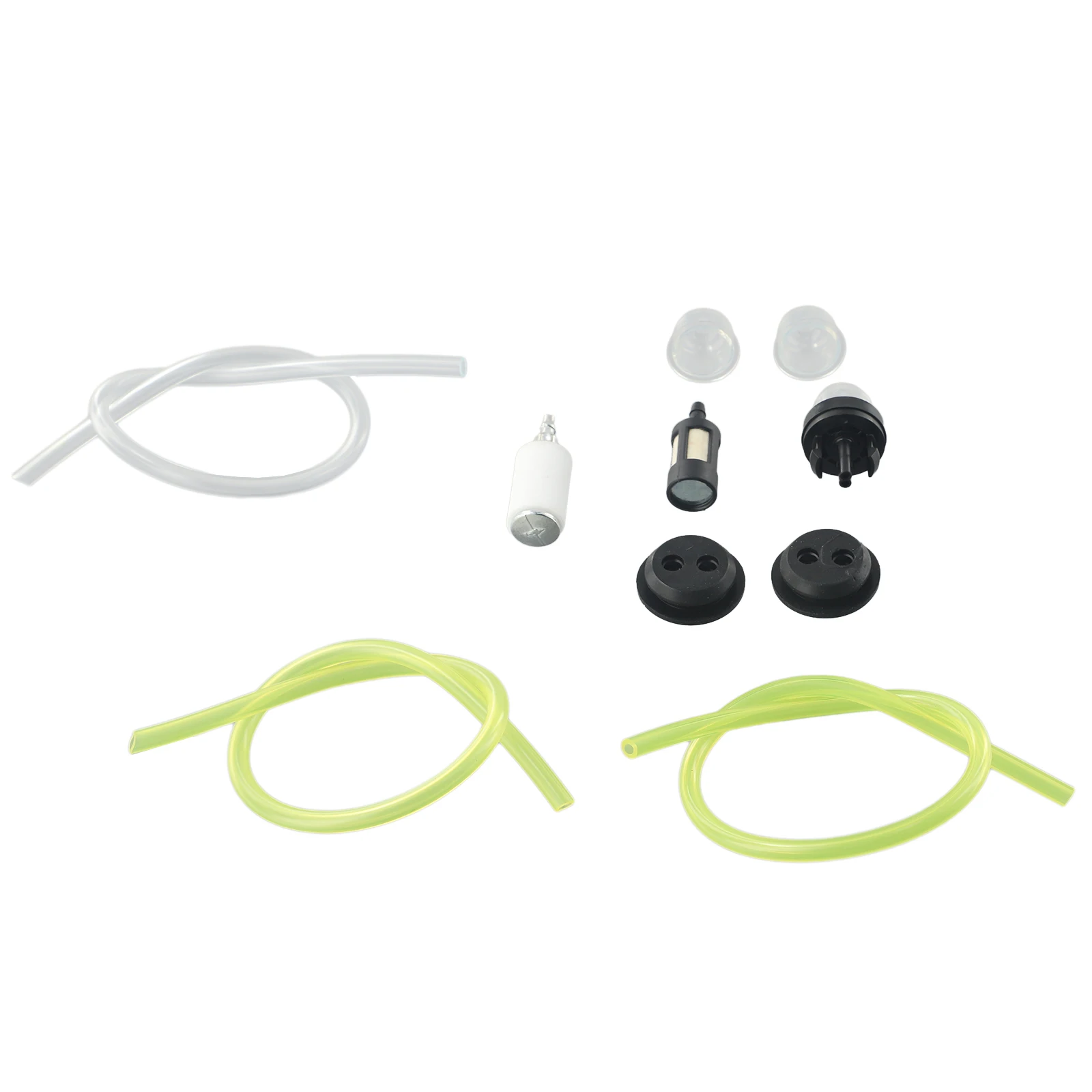 

Grass Trimmer Fuel Line Filter Kit Fuel Hose Tube Primer Bulb Grommet Accessories Universal For Mower Strimmer Garden Tool Parts