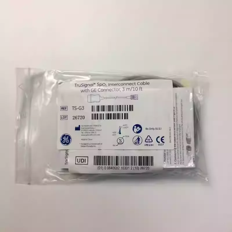 Фото Кабель для подключения TruSignal SpO2 TS-G3 с разъемом GE №3