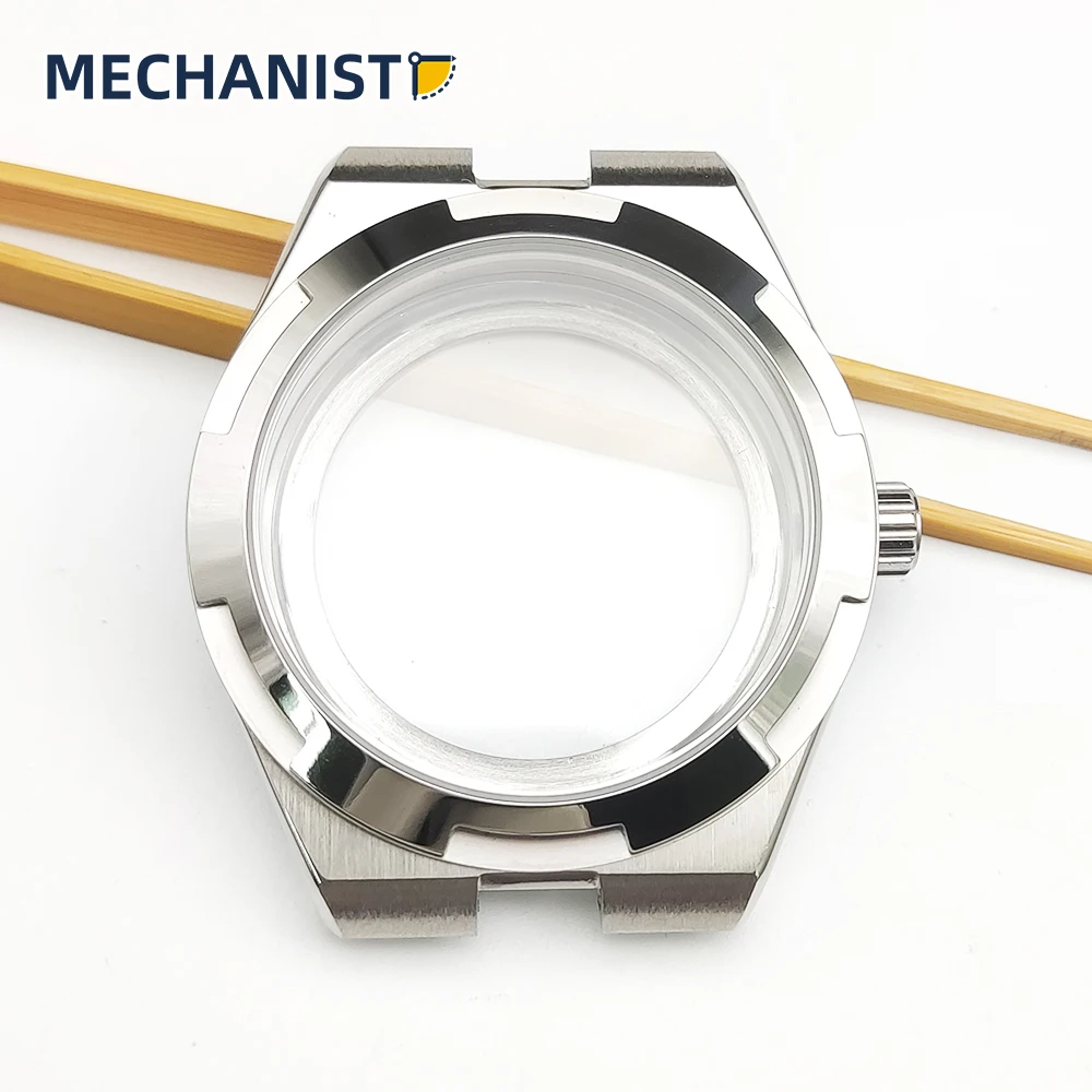 Mechanist-41MM case kit stainless steel waterproof strap case suitable for 8215/8200 movement enlarge
