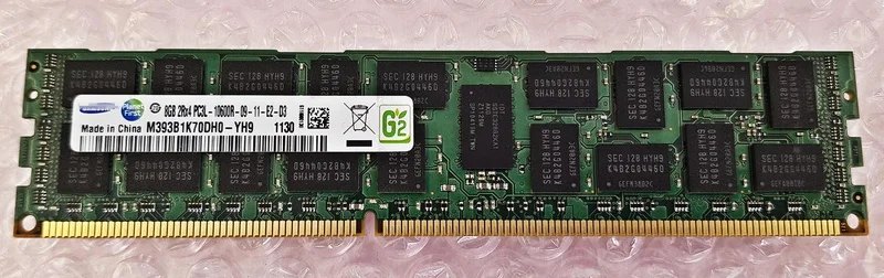 

RAM 8G 2RX4 PC3L-10600R Server Memory 8GB M393B1K70DH0-YH9