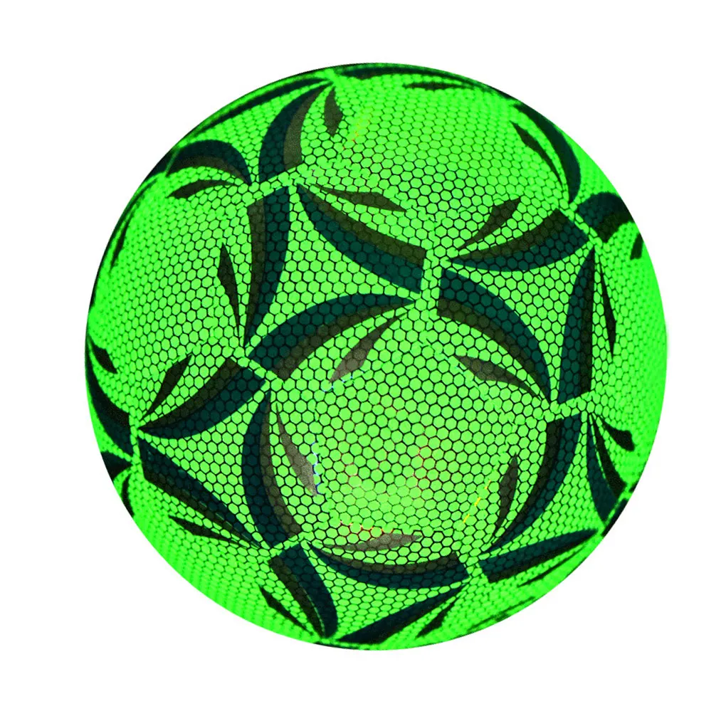 

Soccer Ball Glowing Indoor Official Luminous Soccers PU Slide-resistant Fluorescent Street Game Training Balls Children