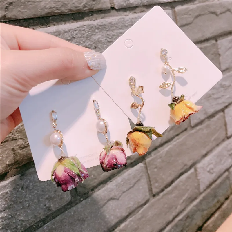 

2022 Korean Chic Fresh Flower Dangle Earring Chic Trendy Jewelry