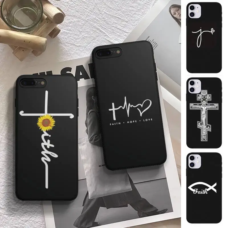 

Faith Christian Religious Jesus Phone Case fundas shell cover for Samsung A51 A52 A71 A72 A80 A91 A20E A32 A31 A21 A11