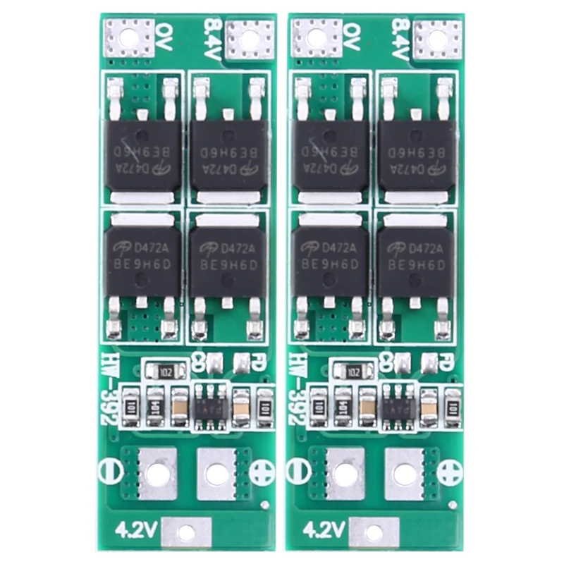 

2X 2S 20A 7.4V 8.4V 18650 Lithium Battery Protection Board/Bms Board Standard
