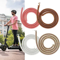 electric scooter brake line organizer pipe protection spiral wrap winding cable wire cover tube protective cover for xiaomi m365