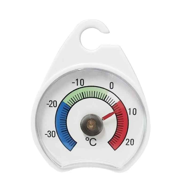 Mini Refrigerator Thermomete Digital Hook Thermometers with Red Indicator Drop shipping