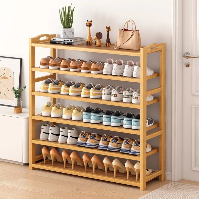 

Aoliviya Sh New Simple Shoe Rack Home Doorway New 2022 Popular Dormitory Storage Fantastic Multi-Layer Bamboo Storage Rack Shoe