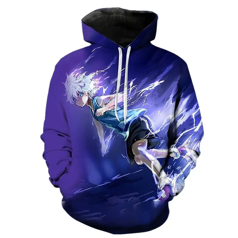 

New Hoodies 3D Printed Streetwear Pullover Casual Hoodie Tops Men Women Children Fashion Hunter X Hunter Anime Sweatshirts