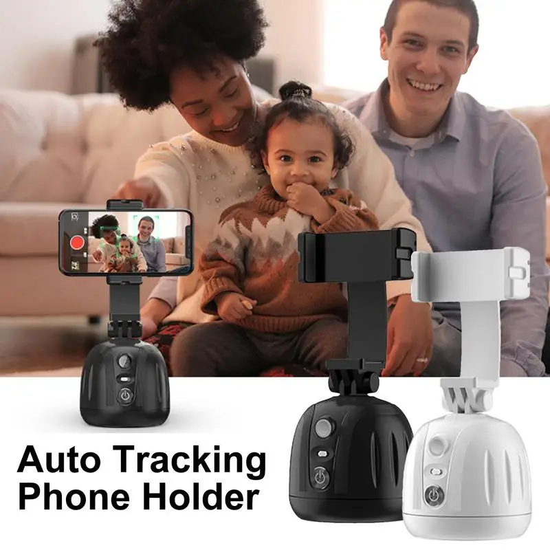 

Car Phone Holder 360 Degree Rotation Phone Camera Mount Auto Tracking Phone Holder Tracking Selfie Stick Tripod Car Accessories