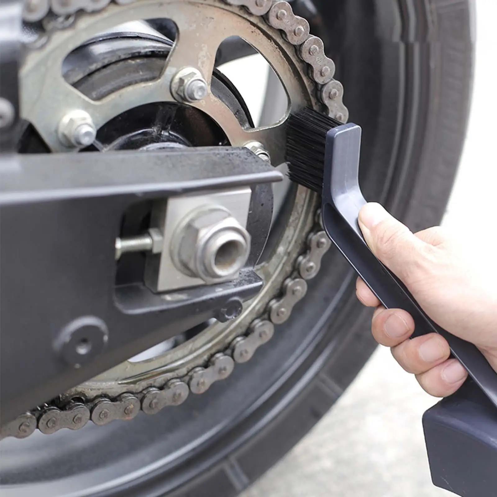 

Motorcycle Chain Cleaner Scrubber Tool Chain Scrubber