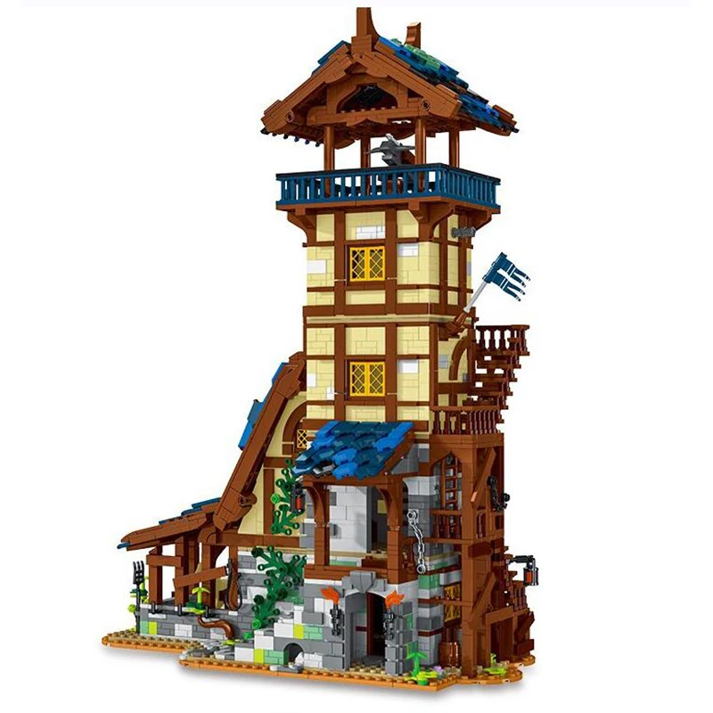 Помещения для детей средневековая ветряная мельница город улица | Игрушки и