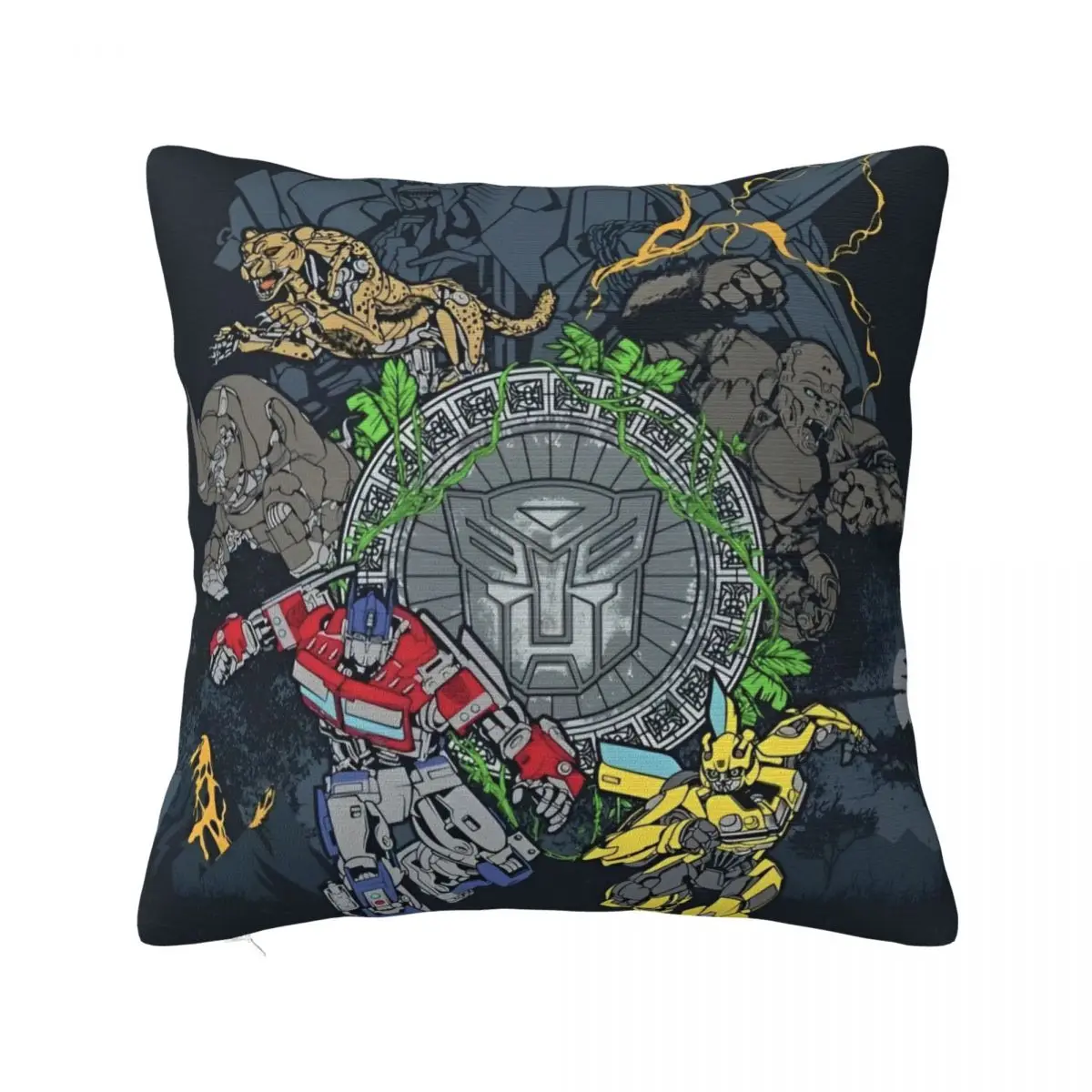 Мультяшные Трансформеры autobot наволочка с принтом для подушки украшения робот