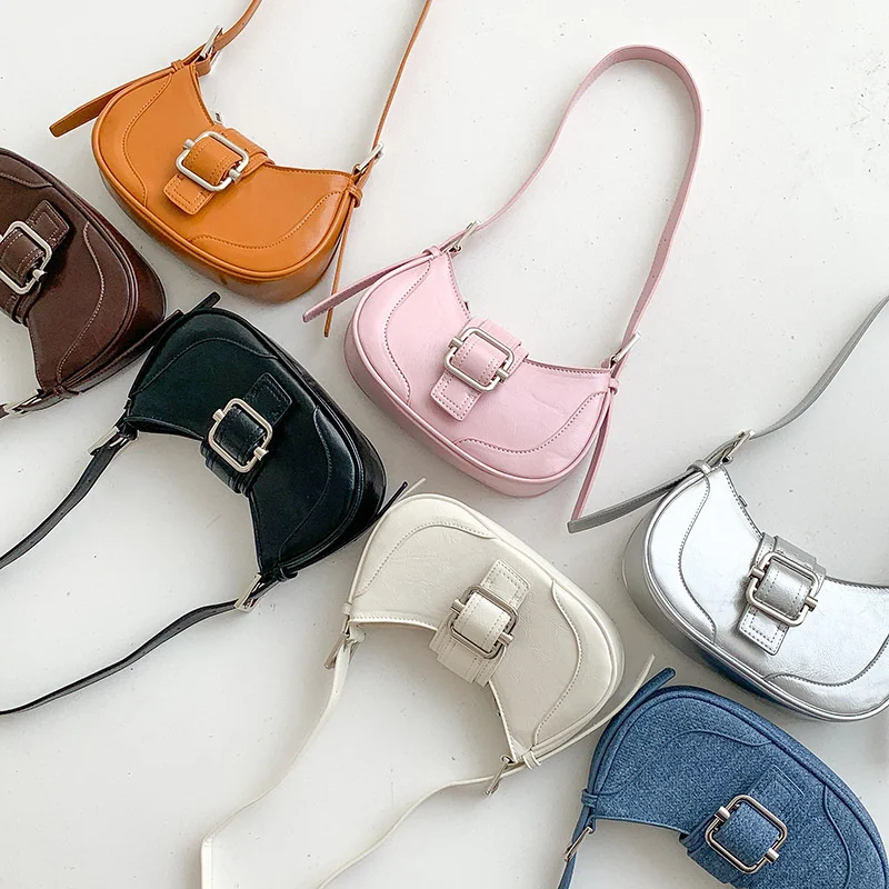 

Baobao Women's 2023 Autumn And Winter New Creative One Shoulder Underarm Bag Commuter Fashion Small Crowd Facudgel Crescent Bag