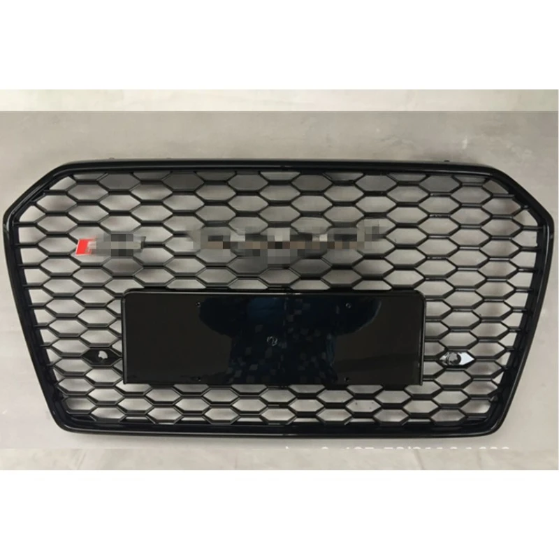 Для RS6 Стиль передняя Спортивная Шестигранная сетчатая сотовая бленда гриль