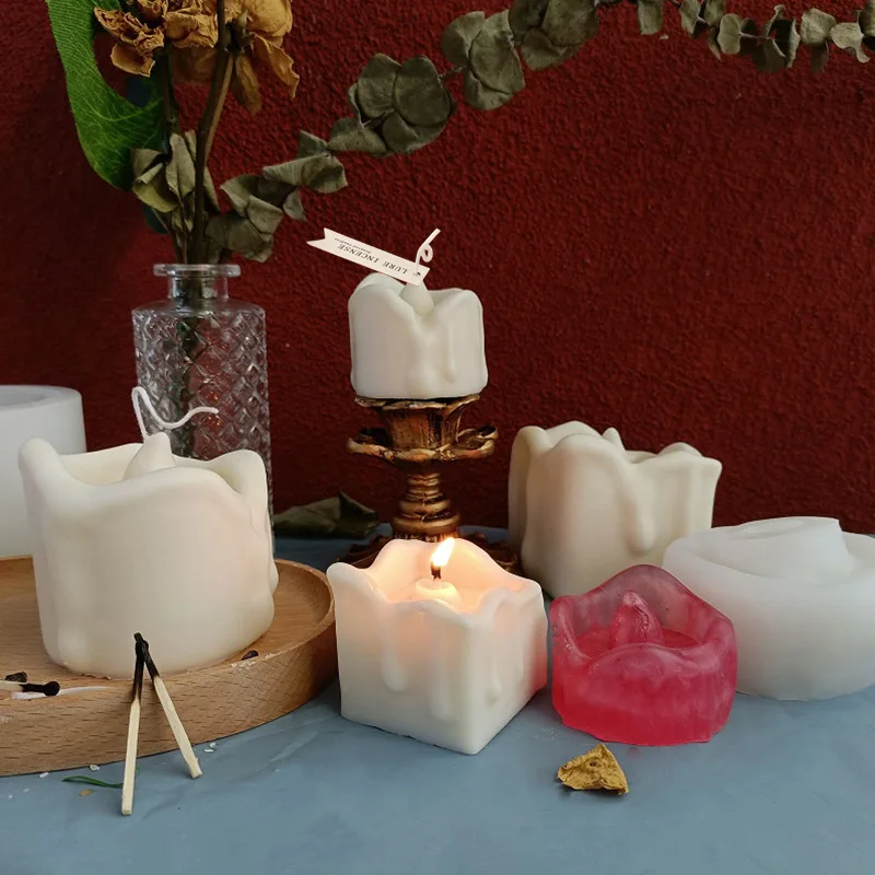

DIY Aromatherapy Candle Silicone Mold Handmade Creative French Candle Aromatherapy Plaster Handmade Soap Resin Candle Making