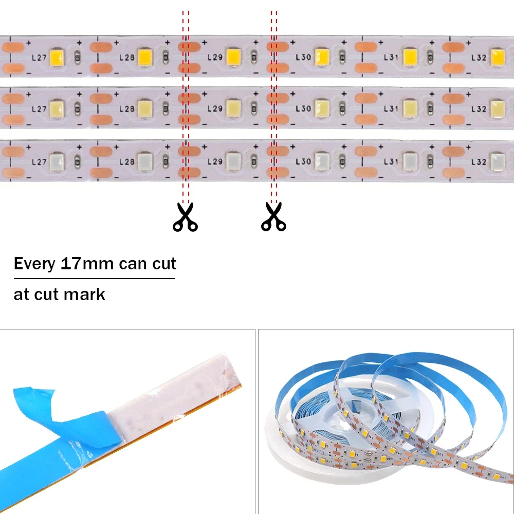 USB-лента для подсветки шкафа 60 светодиодов/м 1-5 м 5 В