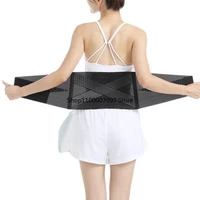 lightweight lower back support brace breathable air mesh waist corset trainer trimmer compression lumbar belt back pain relief