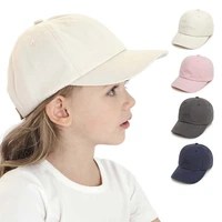 doleft 2022 baseball caps kids unisex solid casual cotton polyester nylon fastener tape four seacons visors hat 2 5 years old
