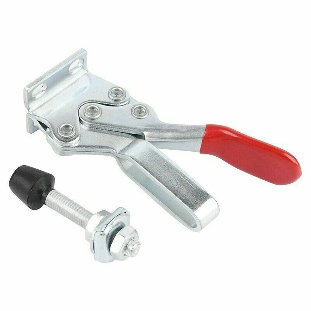 

2Pcs GH-225D Toggle Clamp Horizontal Vertical Clamp Quick Release 227KG Anti Slip Woodworking Assembly Welding Fixing Tool