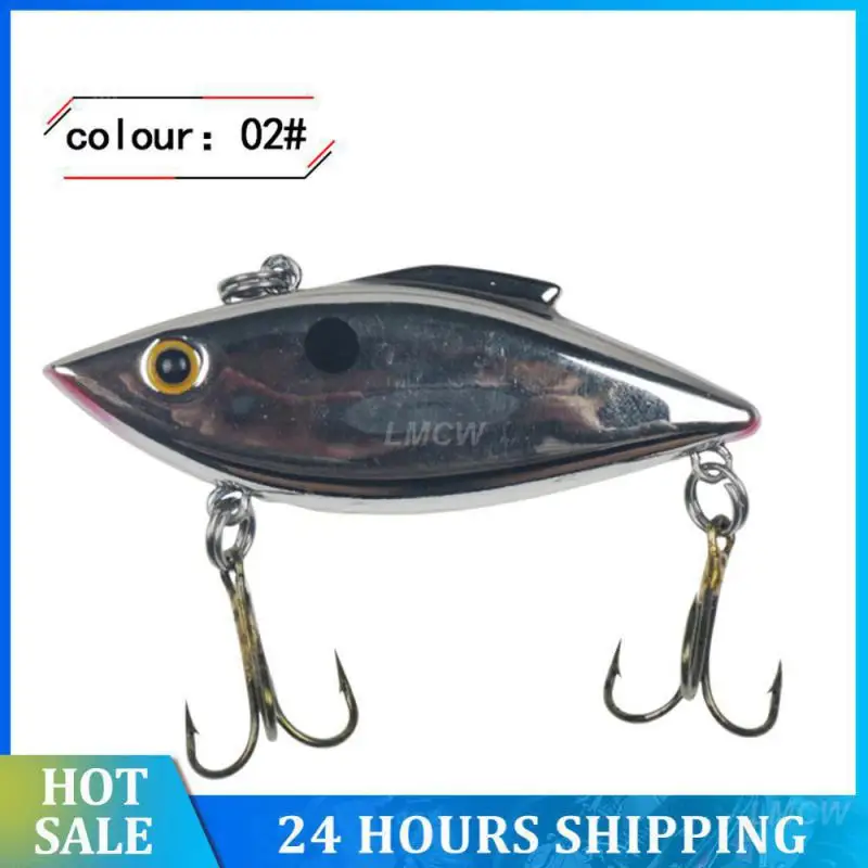 

Luya Bait Sharp Blood Slot Hook 6cm Fake Bait Vib Fake Bait Bionic Fake Bait Realistic Streamline Body Shape Metal Bait 12g