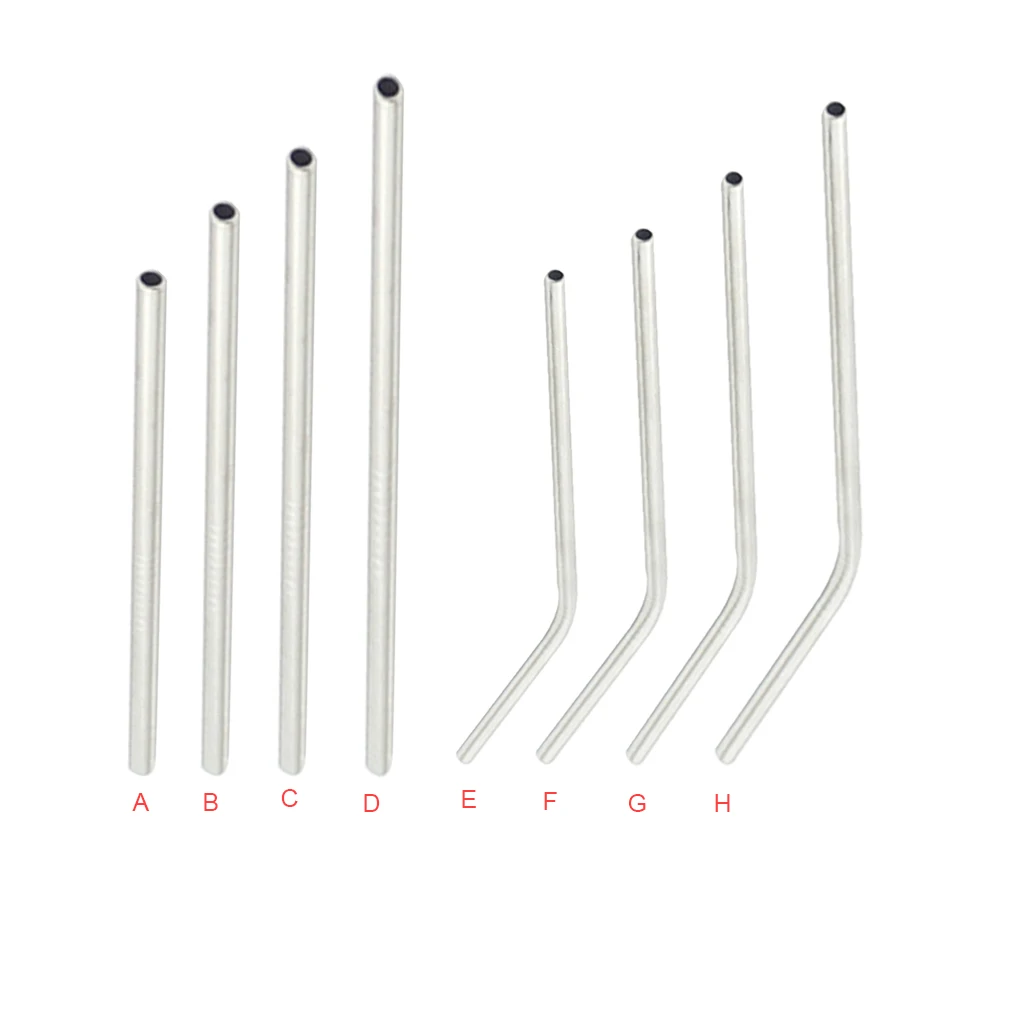 

Stainless Steel Straws Metal Straw Bendy Straight Bar Accessories Party Supplies Outdoor Utensils for Beverage Type 3