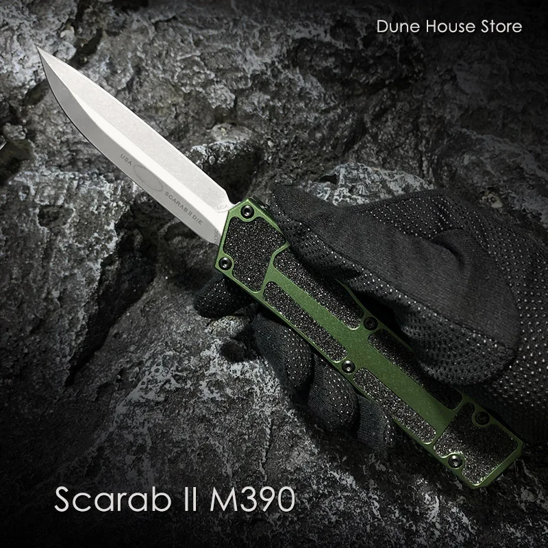 Ножи Micro Tech Scarab II Microtech 2 M390 S/E OTF ножи с одним лезвием карманные для самообороны
