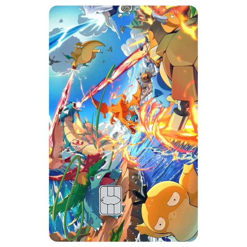 Фото 【S12】 Иллюстрация карточки PTCG Pocket Card ‌   Серия наклеек-скинов для кредитных карт с изображением покемонов для VISA, JCB и других IC-карт №5