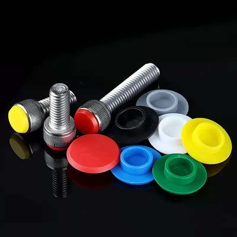 Фото M3 M4 M5 M6 M8 M10 M12-M24 PE Пластиковый винт с шестигранной головкой Защитная крышка Антикоррозийная и водонепроницаемая крышка Украшенная №3