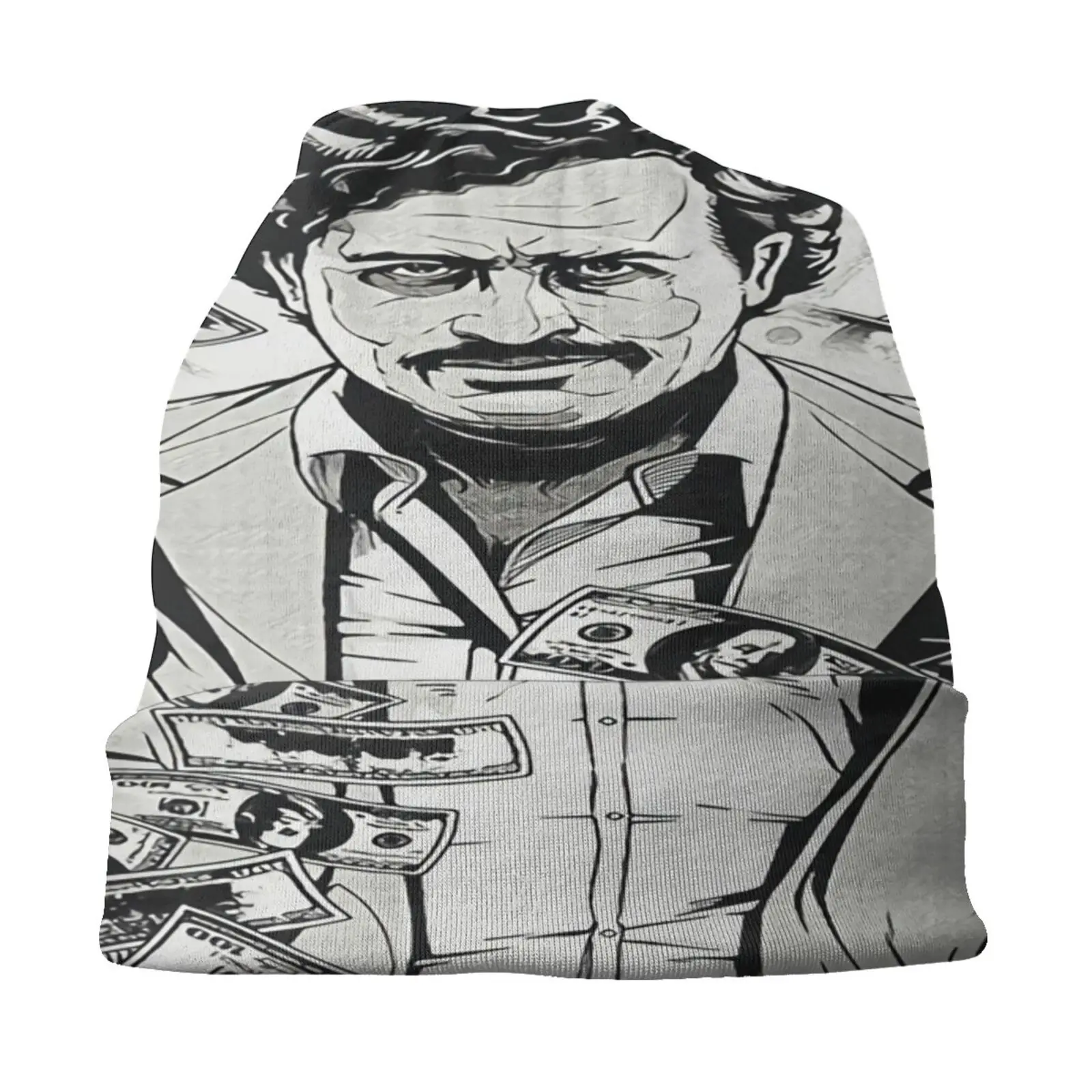 

Шапка премиум класса с принтом Пабло Эскобара, вязаная Балаклава, бейсболка для мужчин, облегающие шапки для мужчин, бразильские облегающие...