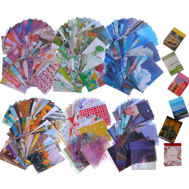 

1000 Pieces Washi Sticker Set And Vintage Scrapbook Paper Journaling Supplies For Album Travel Journal DIY Craft