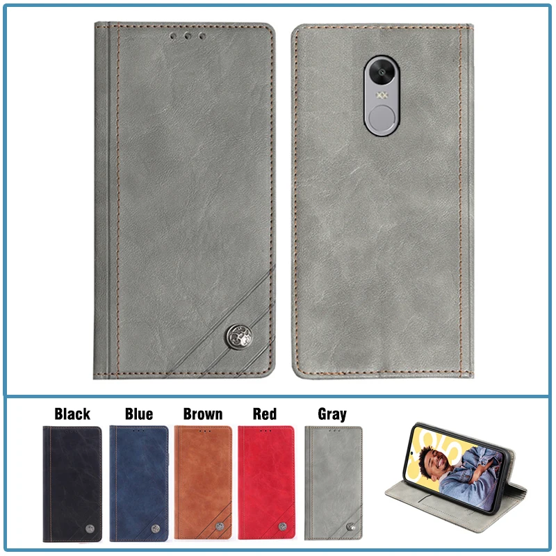 Фото Флип-кожаный чехол для Redmi Note 4X Cover Redmi Note 4, чехол для телефона Xiaomi, чехол для Redmi Note 4 Redmi 4X 4A 4 Prime Coque Wallet Funda №4