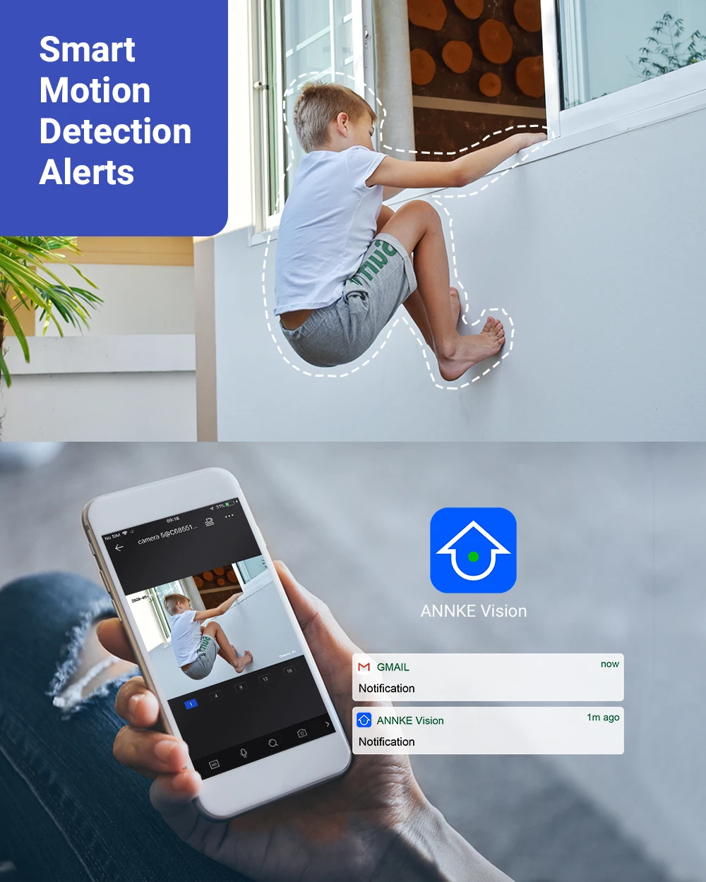 Дешево IP-камера ANNKE C500 HD 5 Мп POE 5 МП, 4 шт.