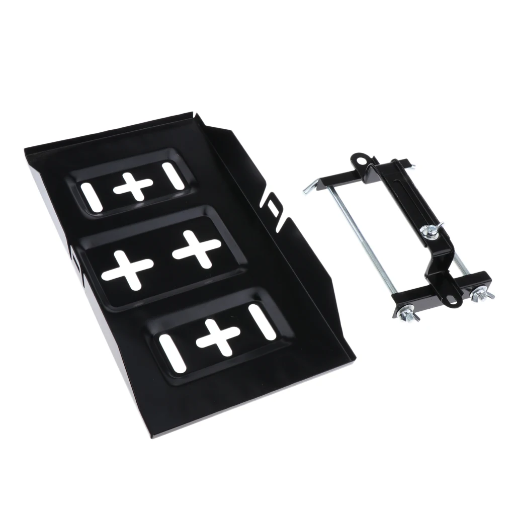 

Marine Boat Battery Hold-Down Tray with Recessed Slots Design, Universal Battery Mounting Box Tray (-ZJ02 Type)