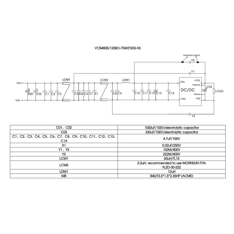 Блок питания постоянного тока с 48 В до 5 в 12 понижающий модуль 75 Вт изолированный