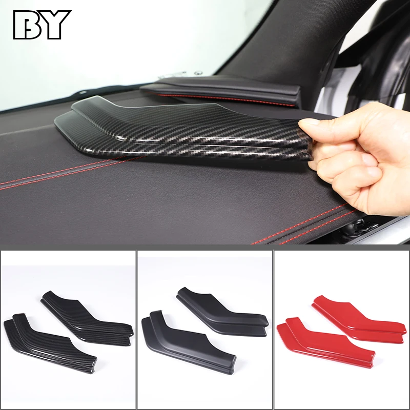 

Car Dashboard Both Sides Frame Cover Stickers Trim Mouldings For Chevrolet Corvette C8 2020-2023 Accessories Interior Parts