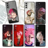 lil peep hellboy love singer phone case for samsung s22 s21 s20 fe s7 s8 s9 s10e plus ultra 4g 5g cases fundas coque capa