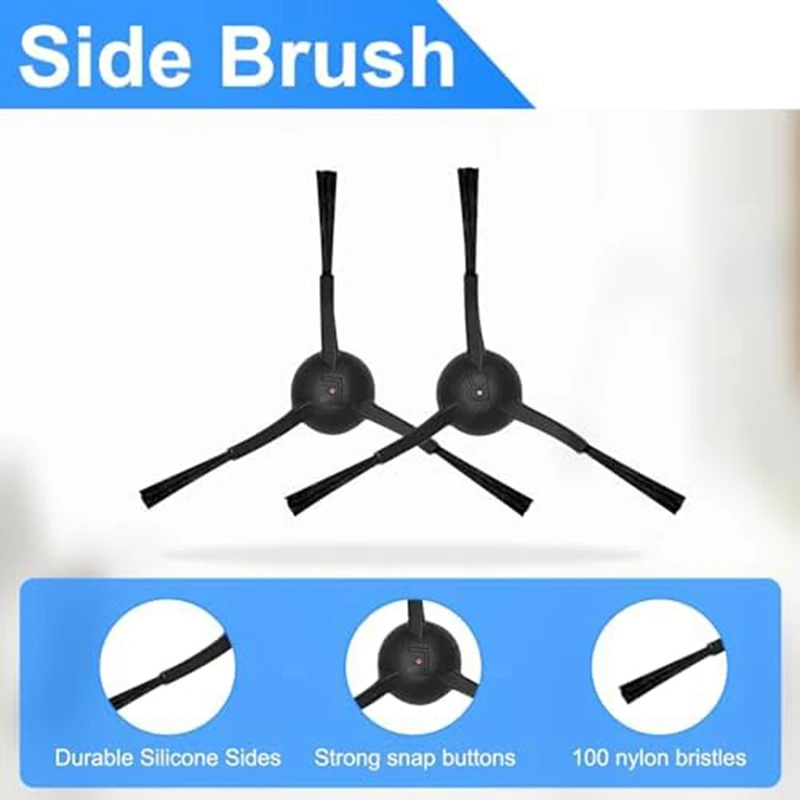 Сменный комплект из 12 шт. для Tikom L9000 Lubluelu SL60D Laresar L6 Nex робота-пылесоса HONITURE Q6 SE