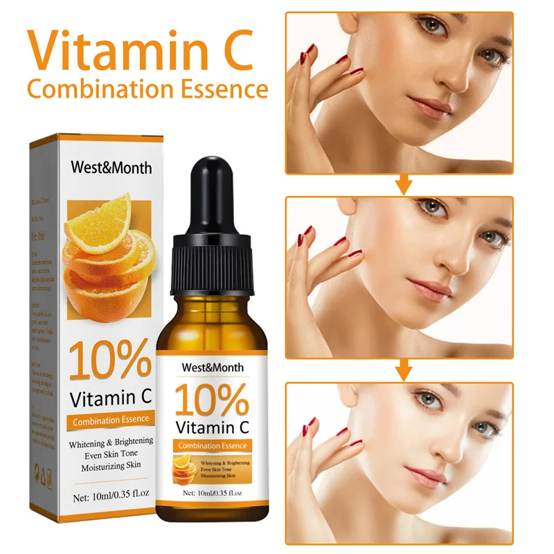 

Vitamin C Serum for Face Whitening Anti Wrinkles Removal Spots Freckle Korean Face Care VC Facial Essence