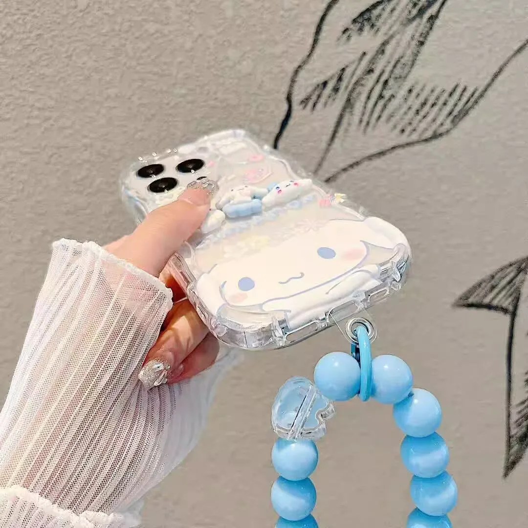 Фото Чехол 3D с мультяшными персонажами Cinnamoroll и Melody для Samsung Galaxy S26 Ultra, S25 FE, S24, S23, S22, S21 Ultra, Plus, FE, A57, A56, A17 5G №4