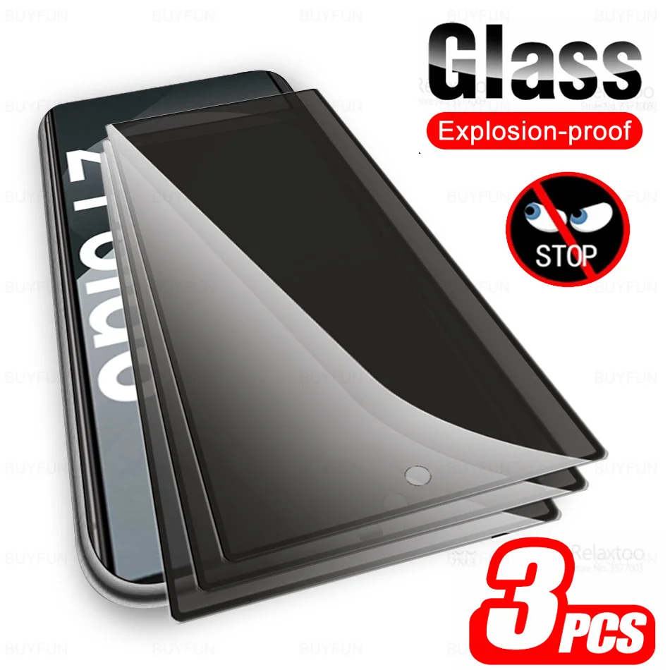 3 шт. для Samsung Galaxy Z Fold 6 противошпионское закаленное стекло на SamsungZFold6 ZFold6 ZFold Fold6