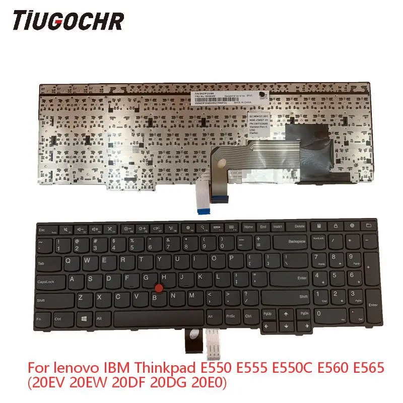 

Новая клавиатура US для ноутбука LENOVO Thinkpad E550(20DF 20DG) E550C E555 E560 E560C E560P E565