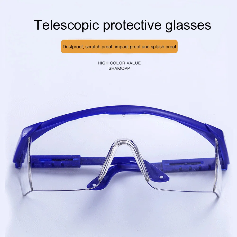 

1PC/12PCS Safety Protective Goggles Disposable Indirect Ventilation Anti-fog And Splash-proof Motorcycle Cycling Stage Goggles