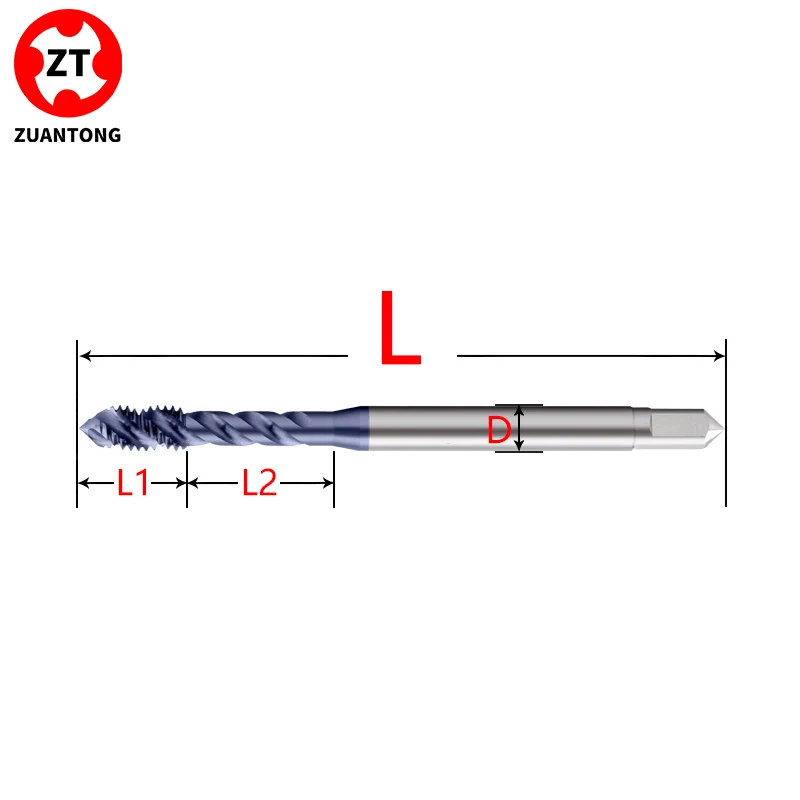 

Метчик ZUANTONG для резьбы M2-M16