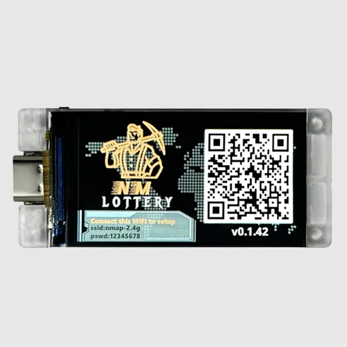 Bitco Nerd Miner BTC криптосоло лотерея 117KH/S Heltec Vision Master T190 потребление WiFi соединение