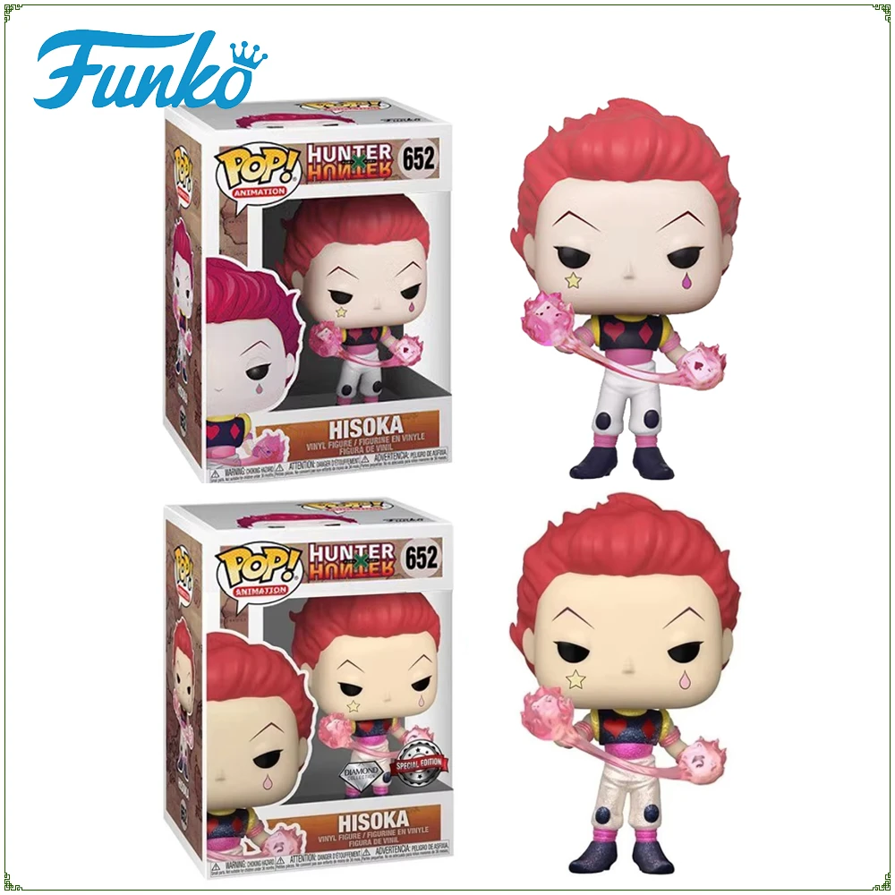 FUNKO POP Фигурки игрушек HUNTERxHUNTER Периферия Q Версия Волшебник Хисока Коллекционные