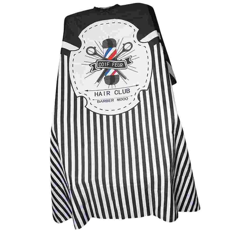 

Cape Stripe Hair Apron Salon Barber Cutting Cloth Capes Haircut Hairdressing Professional Color Stain Accessories Robe Client