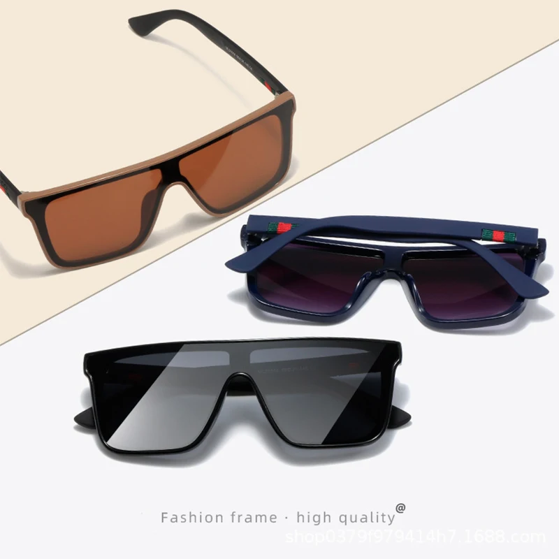 

Square Oversized Sunglasses for Women Men Fashion Flat Top Big Black Frame Shades 2022 Square Ocean Lens Sunglasses Trend UV400