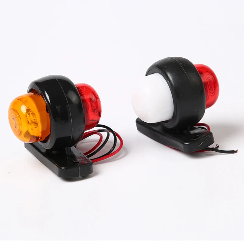 

1pcs 12V 24V DC Truck Trailer Lights LED Side Marker Position Lamp Lorry Tractor Clearance Lamps Parking Light Red White/ yellow