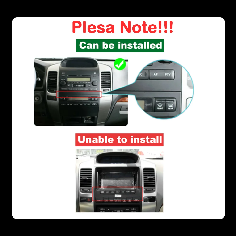 Автомобильный мультимедийный плеер со стерео BT DSP для Toyota Prado 2004-2009 Android OS